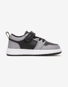  Pantofi Sport Negru-Gri cu Branț din Piele și Scai Agapita