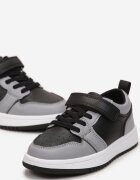  Pantofi Sport Negru-Gri Plati Cu scai și șireturi Haelia