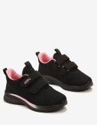  Pantofi Sport Negru-Roz cu Talpă Contrastantă și Arici Danivra