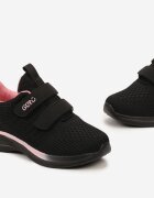  Pantofi Sport Negru-Roz cu Talpă Contrastantă și Arici Danivra
