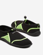  Pantofi Sport Negru-Verde din plasă slip-on cu parte superioară flexibilă pentru sporturi acvatice Nelinda