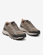  Pantofi Sport Plati Maro Deschis cu Talpă în Relief Evida