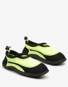  Pantofi Sport Plati Negru-Verde pentru Apă Renelsea
