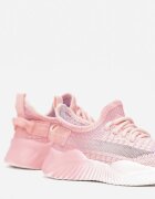  Pantofi sport Roz cu parte superioară elastică cu șireturi decorative și branț profilat Jaelyne