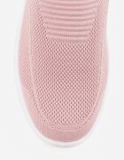  Pantofi Sport Roz Slip-on cu platformă pană cu Perforații Mellarina