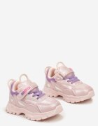  Pantofi sport Roz-violet Cu scai și șireturi decorative Derma