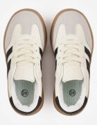  Pantofi sport sneakers în stil retro cu vârf larg Shaima Bej