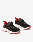  Pantofi Sport Sneakers Negru-Roșu Decorate cu Aplicație Fonarea