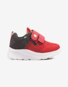  Pantofi Sport Sneakers Roșii-Gri cu Aplicație Decorativă Aralinda