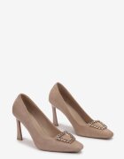  Pantofi stiletto Bej