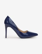  Pantofi stiletto granat lăcuiți Flicha