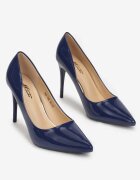  Pantofi stiletto granat lăcuiți Flicha