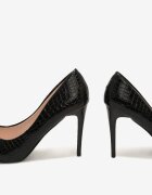  Pantofi stiletto Negre Hamster