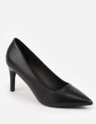  Pantofi stiletto Negri Clasici cu Brant din Piele Leranda