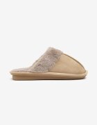  Papuci Bej închis Clasici Slip-on cu Blană Selomir