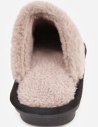  Papuci Negri Clasici slip-on cu blană Selomir