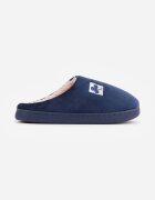  Papuci plați de velur bleumarin Vices Cleiona
