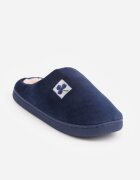  Papuci plați de velur bleumarin Vices Cleiona