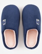  Papuci plați de velur bleumarin Vices Cleiona
