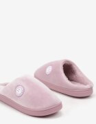  Papuci Roz Plati cu Blană Tip Miel Mailyra