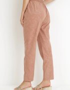 pesail Pantaloni roz închis cu elastic în talie Krette