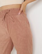 pesail Pantaloni roz închis cu elastic în talie Krette