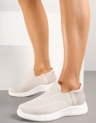 potocki Sneakerși sport bej cu carâmb moale sub gleznă Weamara