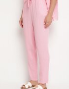 pretty Complet de muselină de bumbac Roz pal Cămașă cu mâneci reglabile și Pantaloni Janilene