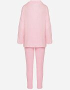 pretty Complet de muselină de bumbac Roz pal Cămașă cu mâneci reglabile și Pantaloni Janilene