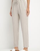 pretty Compleu bej din bumbac și muselină Cămașă cu mâneci reglabile și pantaloni Janilene