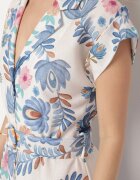 pretty Rochie Albastră din Viscoză cu Croială Tip Cămașă cu Curea cu Cataramă Nitasiela