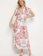 pretty Rochie Rozalie cu viscoză stil cămașă cu curea cu cataramă Nitasiela