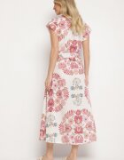 pretty Rochie Rozalie cu viscoză stil cămașă cu curea cu cataramă Nitasiela