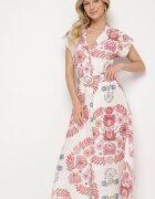 pretty Rochie Rozalie cu viscoză stil cămașă cu curea cu cataramă Nitasiela