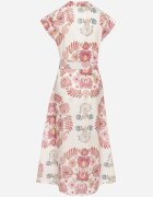 pretty Rochie Rozalie cu viscoză stil cămașă cu curea cu cataramă Nitasiela