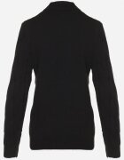  Pulover Negru Clasic cu Model Decorativ Aliissa