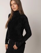  Pulover Negru de lână Karle