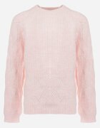  Pulover Roz din Tricot Moale Paumu
