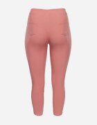 queene Pantaloni roz închis High Waist cu șnur la talie Istmena