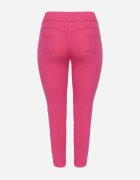 queene Pantaloni Skinny Roz închis cu Buzunare Afrina