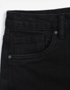 r.display Pantaloni scurți din denim Negri cu Bumbac și Talie Înaltă Decorați cu rupturi Vimaselle