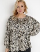 r&f fashion Bluză Bej Deschis Leafgleam