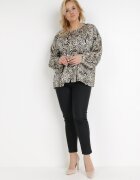 r&f fashion Bluză Bej Deschis Leafgleam