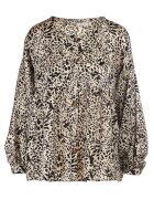 r&f fashion Bluză Bej Deschis Leafgleam