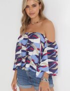 r&f fashion Bluză Bleumarin-Albastră Adreney