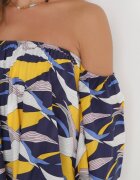 r&f fashion Bluză bleumarin-galbenă Adreney