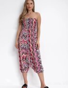 r&f fashion Bluză Pantaloni și Salopetă 3 în 1 Fucsia din țesătură de bumbac Trista