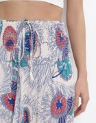 r&f fashion Bluză Salopetă și Pantaloni 3în1 Bej deschis cu Model Floral Floressa