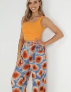 r&f fashion Pantaloni albaștri-roșii Elitea