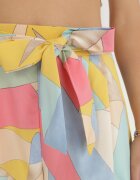 r&f fashion Pantaloni Bej Largi cu Imprimeu Geometric Amunio